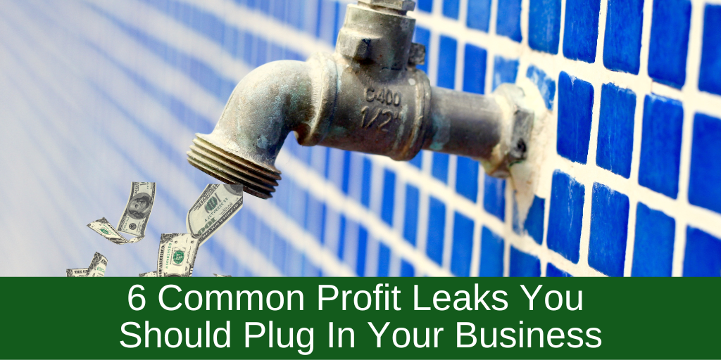 6 Common Profit Leaks You Should Plug In Your Business