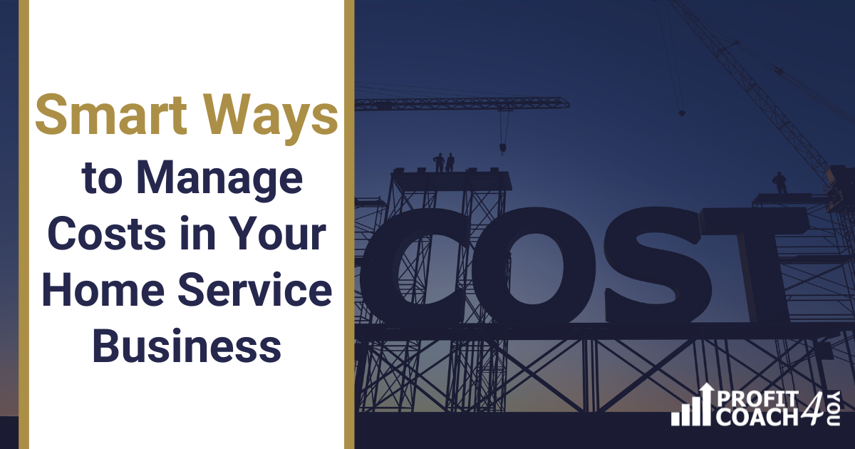 Manage costs
